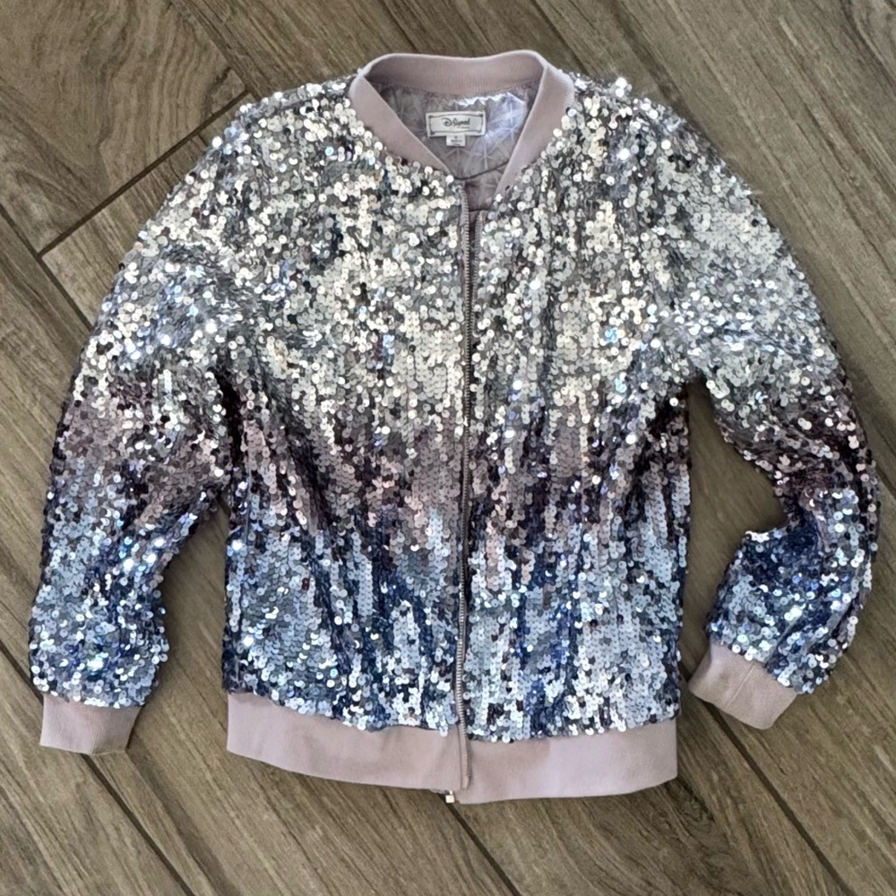 Sequin Bomber Jacket